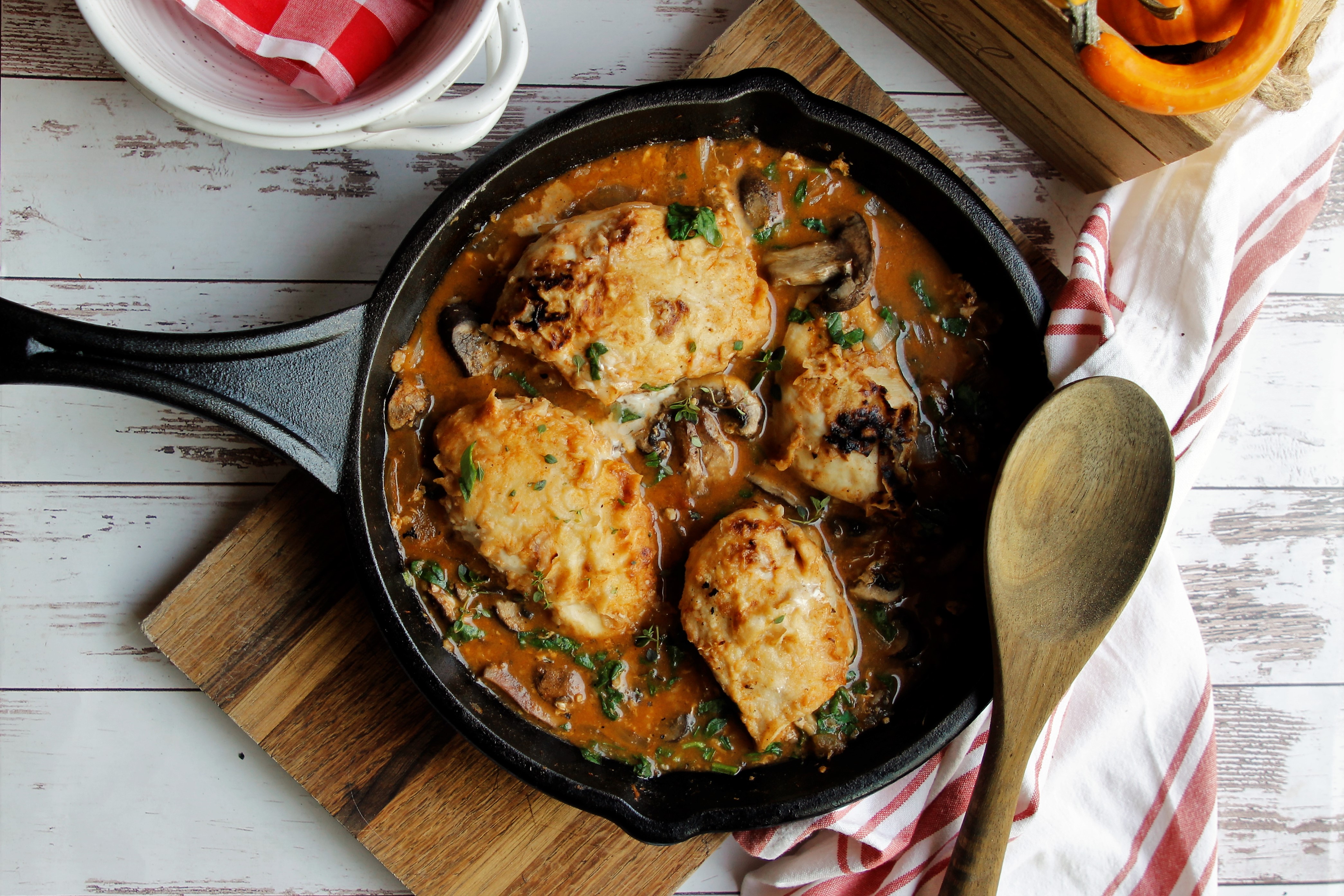 Chicken Mushroom Casserole - Loriana Shea Cooks