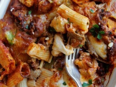 Cheesesteak Pasta Casserole