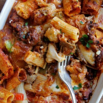 Cheesesteak Pasta Casserole