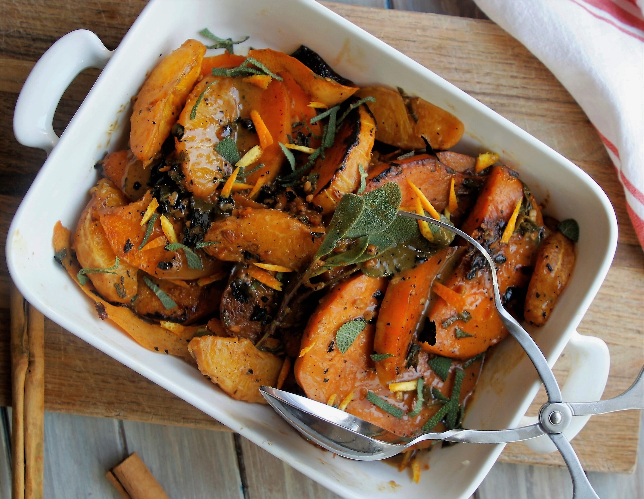 Easy Baked Butternut Squash - Loriana Shea Cooks