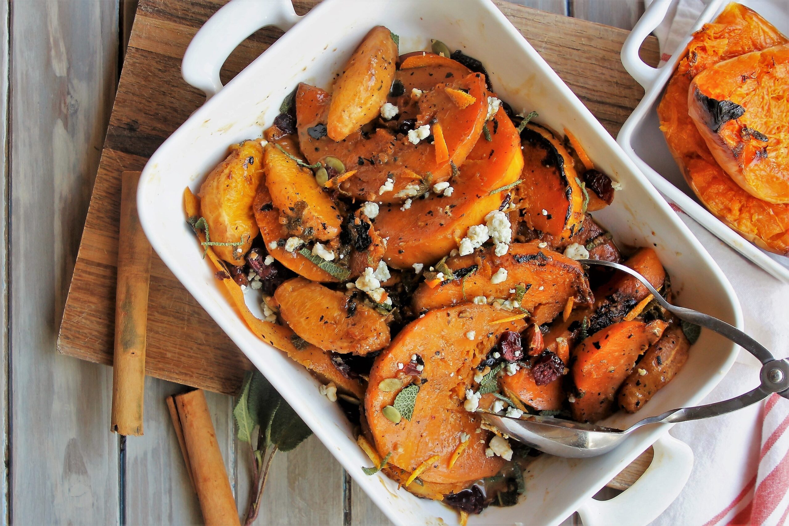 Easy Baked Butternut Squash - Loriana Shea Cooks