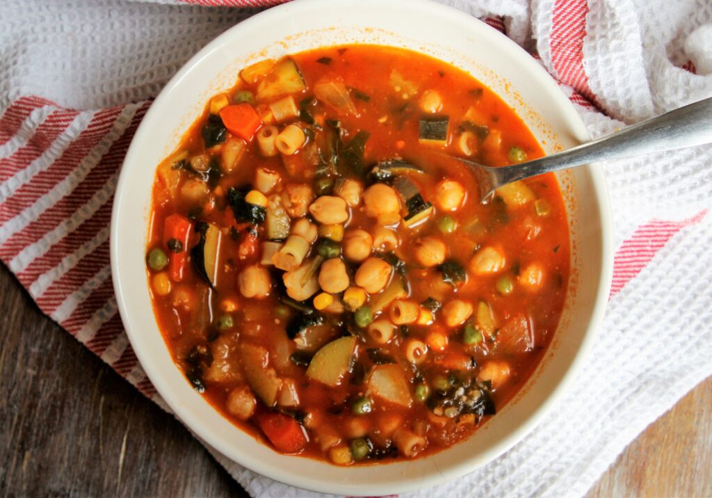 Chickpea Zucchini Soup - Loriana Shea Cooks