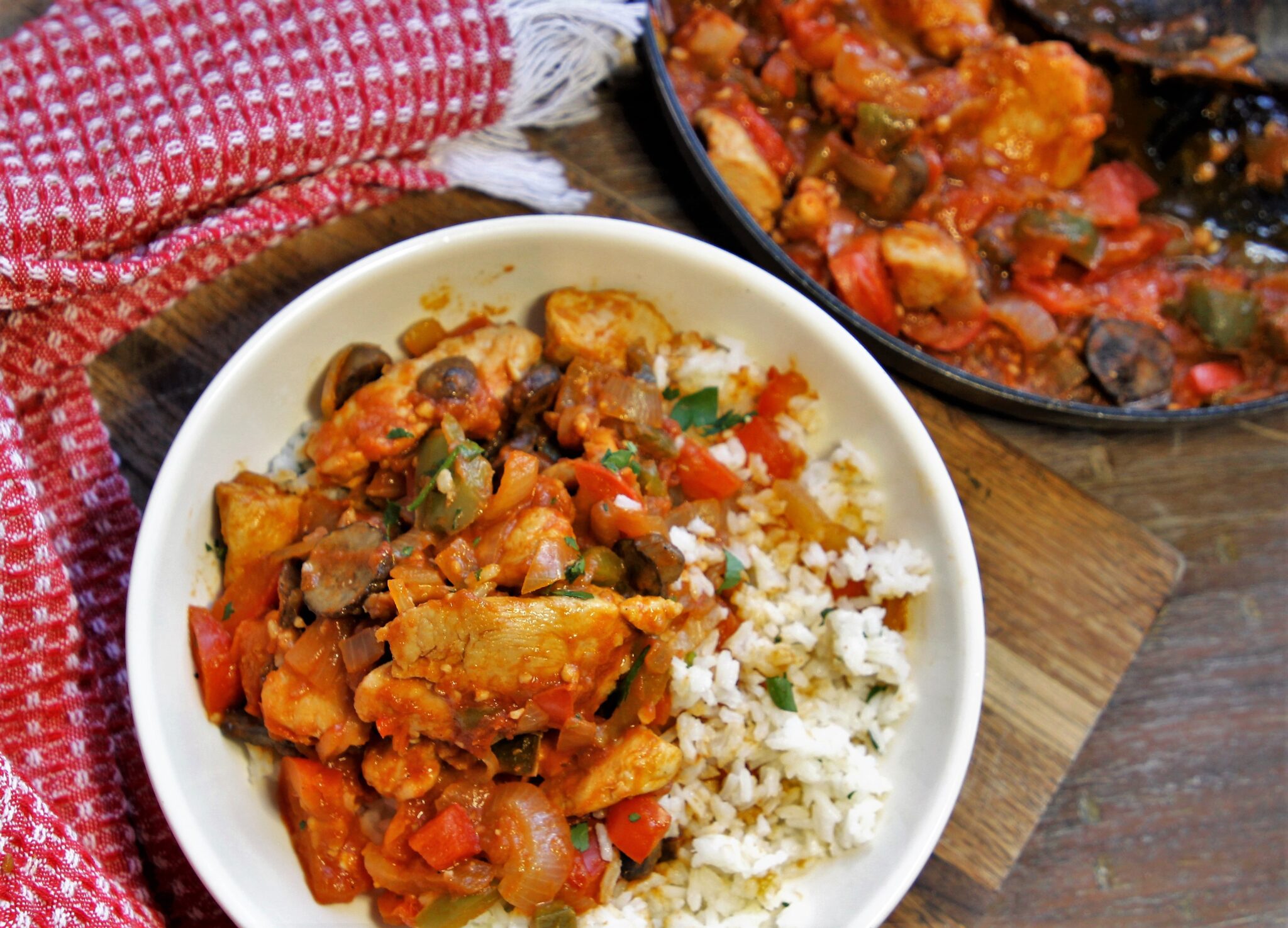 Chicken Bell pepper Italian Sauté - Loriana Shea Cooks