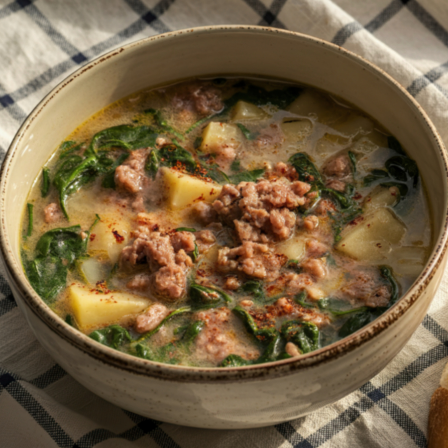 Creamy Italian Zuppa Toscana Soup (2)