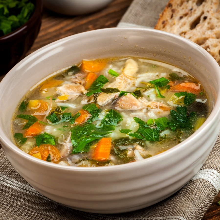 Easy Chicken And Rice Soup