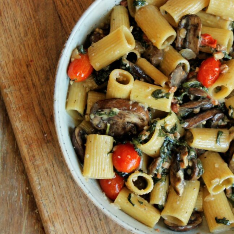 Pancetta Mushroom Rigatoni (1)