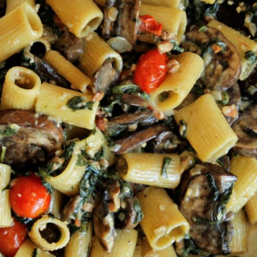 Pancetta Mushroom Rigatoni