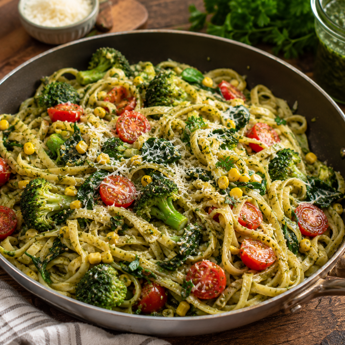 Pesto Pasta Primavera 2