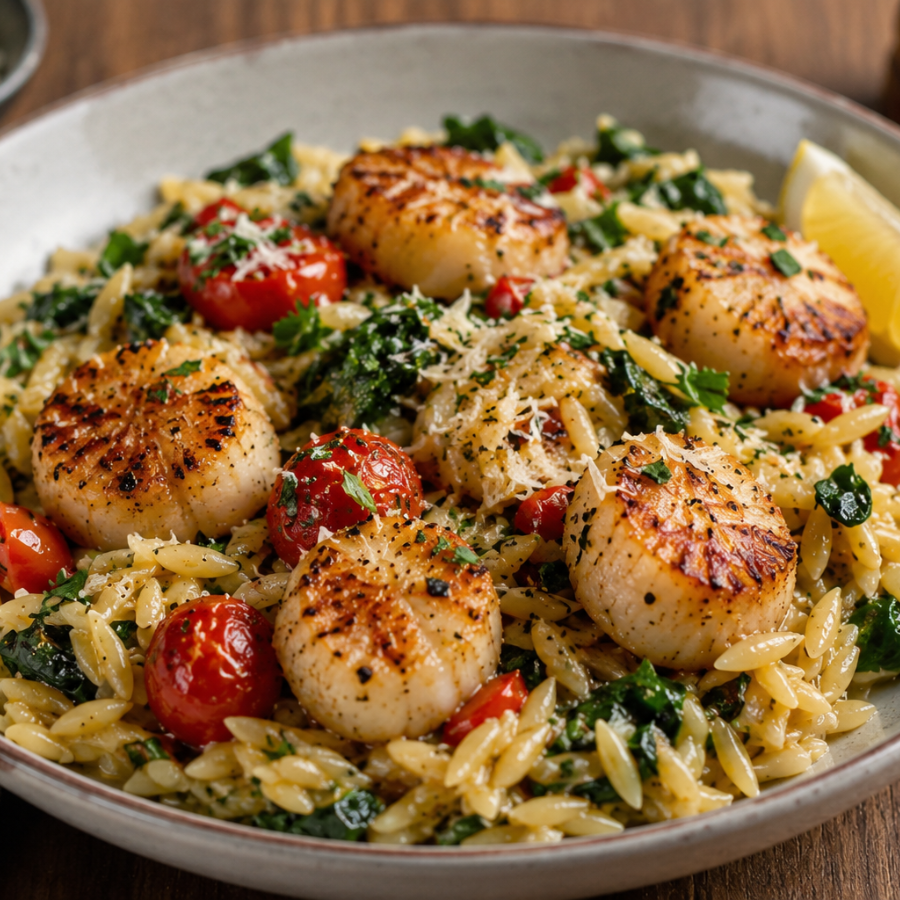Scallop Orzo Risotto
