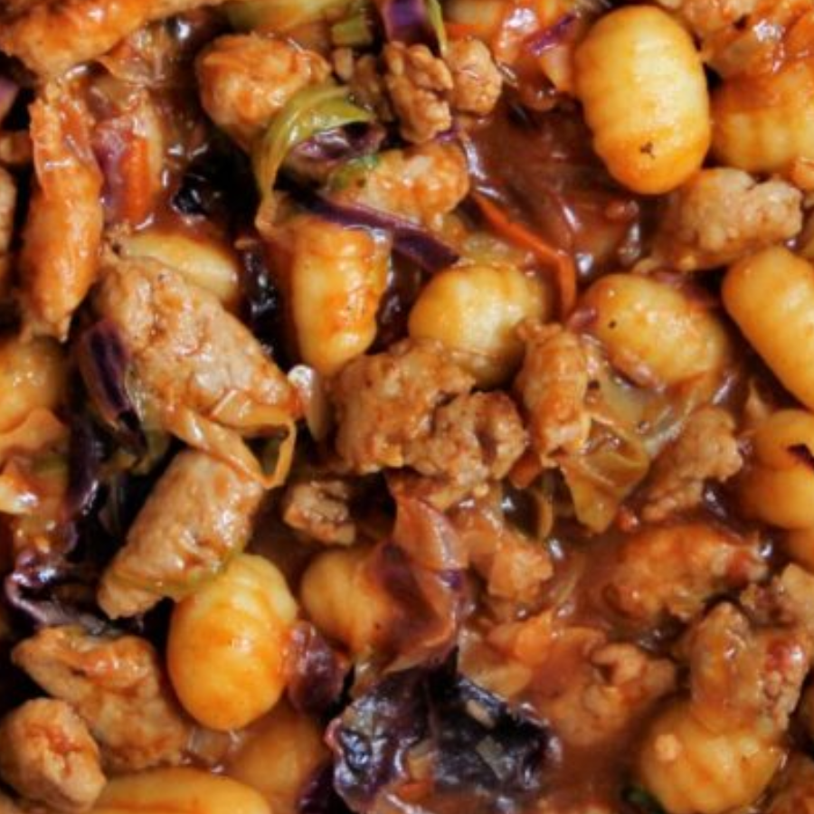 Sausage Cabbage Gnocchi