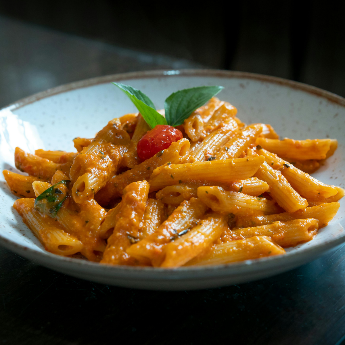 Vegetarian Italian Penne pasta